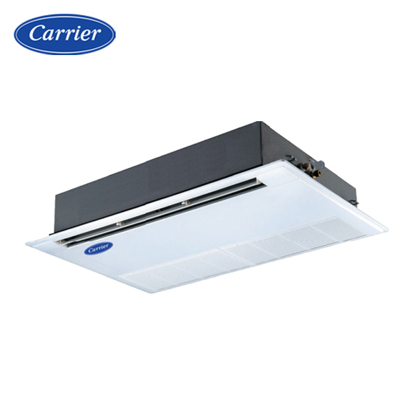 แอร์ CARRIER ONE WAY CASSETTE 1 ทิศทาง INVERTER ประหยัดไฟเบอร์5 น้ำยาR32 รีโมทไร้สาย รับประกันอะไหล่ 2 ปี คอมเพลสเซอร์ 7 ปี หน้ากากสีดำเพิ่ม 2,000 บาท